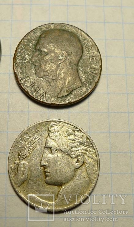 Монеты Италии - 1861 - 1938гг, фото №4