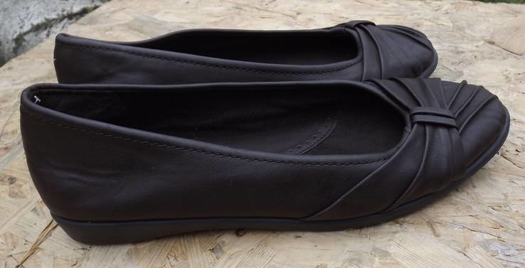 Туфли женские на низком ходу коричневые Easy Street 39-40 размер, фото №3