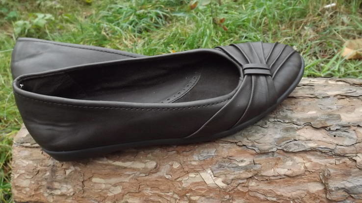 Туфли женские на низком ходу коричневые Easy Street 39-40 размер, фото №9
