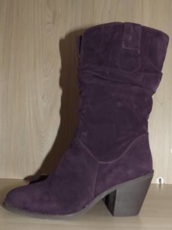 Сапоги, ботинки Tulipano деми женские фиолетовые 38 размер, фото №5