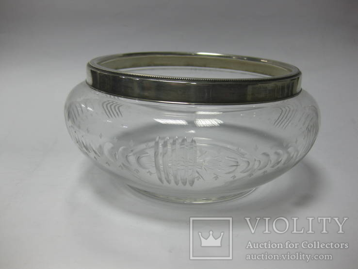 Старая ваза ( Серебро , стекло), фото №2