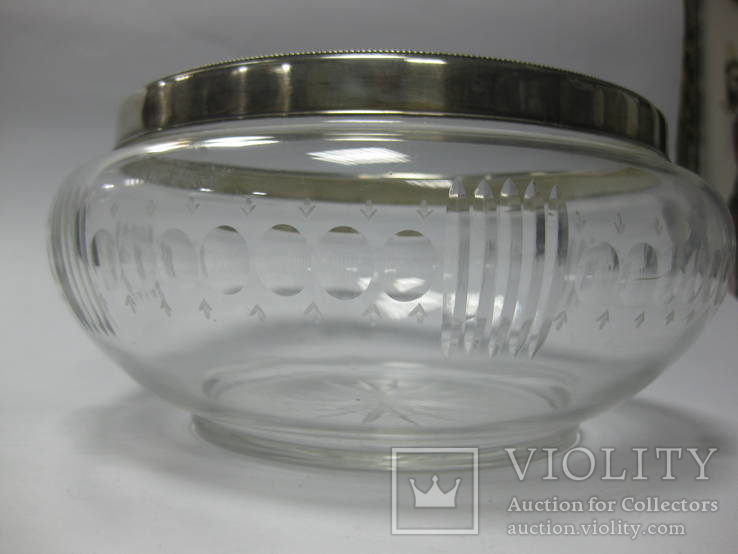 Старая ваза ( Серебро , стекло), фото №4