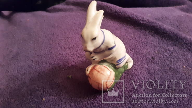 Фигурка зайца, клеймо Городница, фото №2