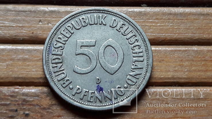 162.  50 пфеннигов 1969 год,  Германия (D), фото №4
