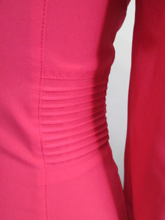 Блузка рубашка батник кофта для офиса женская розовая нарядная р 42 S, фото №7