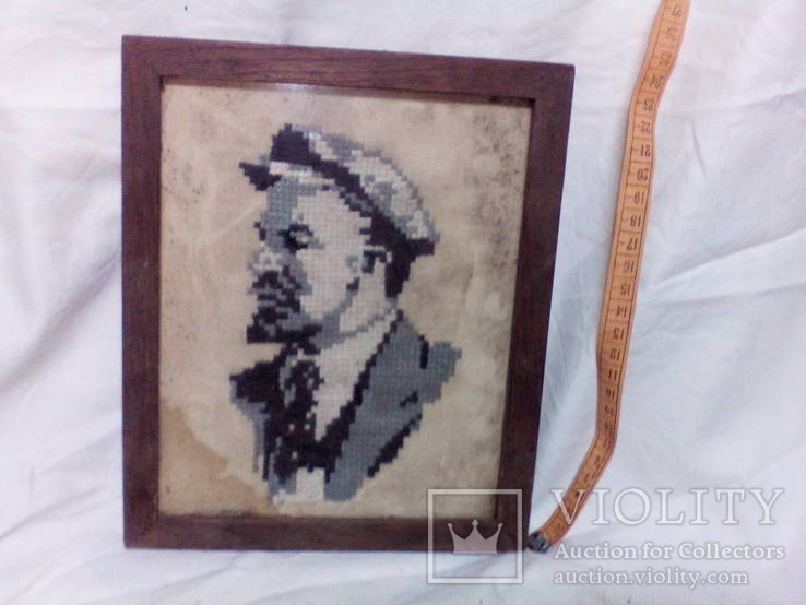 Ручной Работы*Картина Ленин 1944год*, фото №3