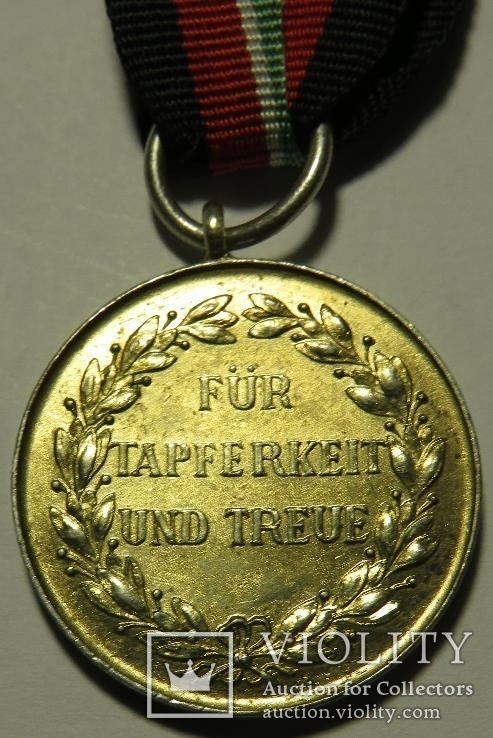 Медаль За храбрость и верность , королевство Вюртенберг, 1892-1918г.г., фото №4