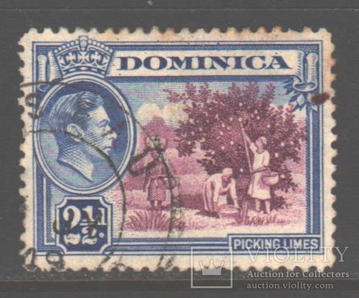 Брит. колонии. Доминика. 1938. Сбор лайма, гаш.