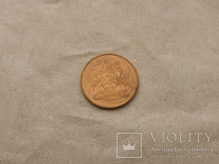 Тринидад и Тобаго 1 цент 1971, фото №3