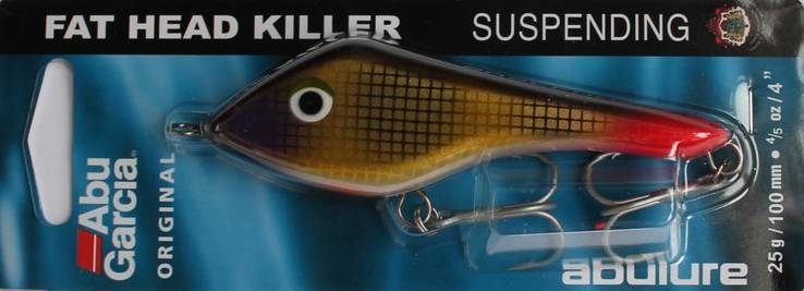 Воблер Abu Garcia Fat Head Killer 100SP, 25г. (Yellow Tiger)