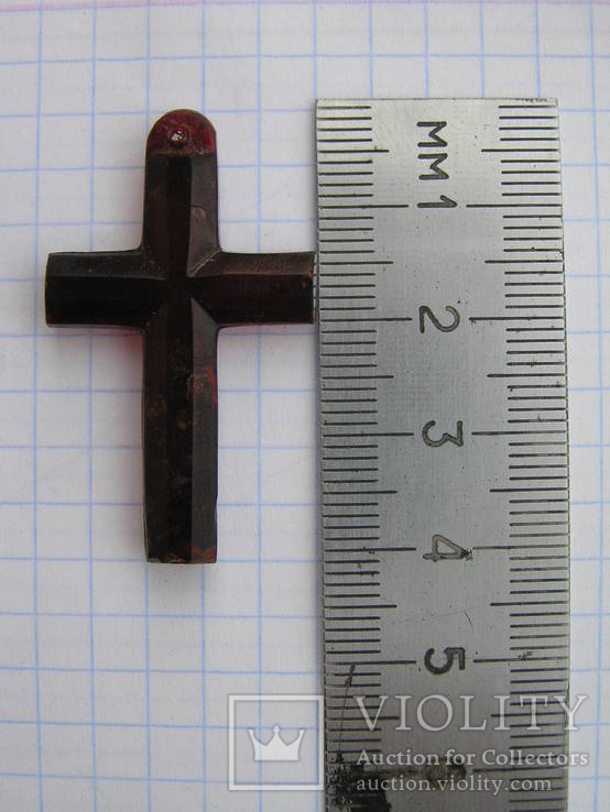 Старинный крест (рубиновый цвет), фото №24