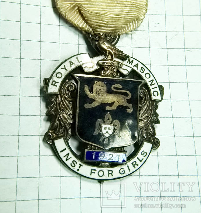 Награда масонов STEWARD. Серебро. RMIG 1921 г., photo number 4