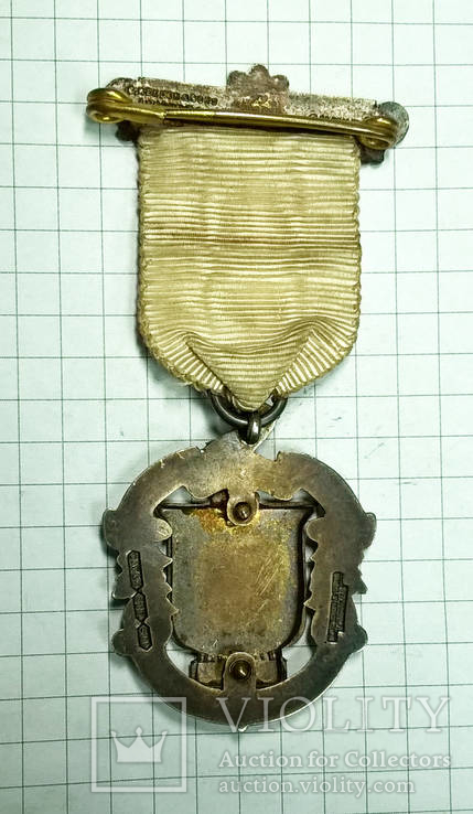 Награда масонов STEWARD. Серебро. RMIG 1921 г., фото №6