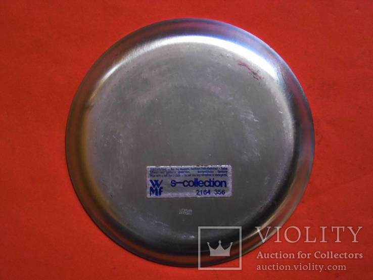 Немецкая тарелка серебрение EP Brass Germany, фото №3