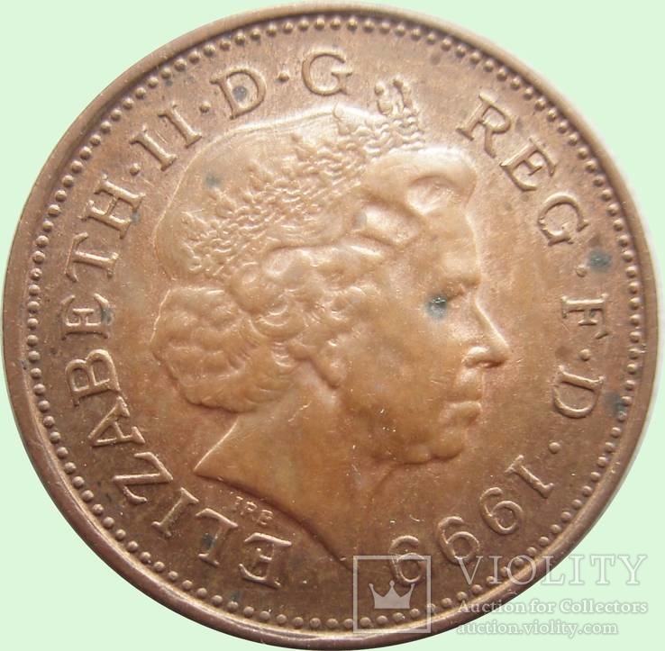 104.Великобритания 1 пенни, 1999 год