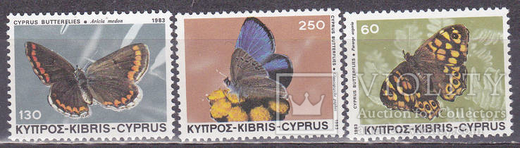 Кипр бабочки MNH