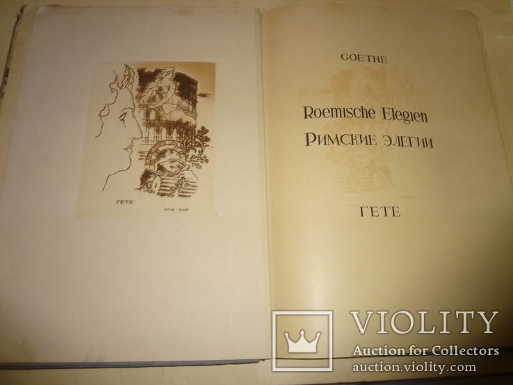 1933 Римские Элегии 500 экземпляров с офортом Игн. Нивинского Академия, фото №6