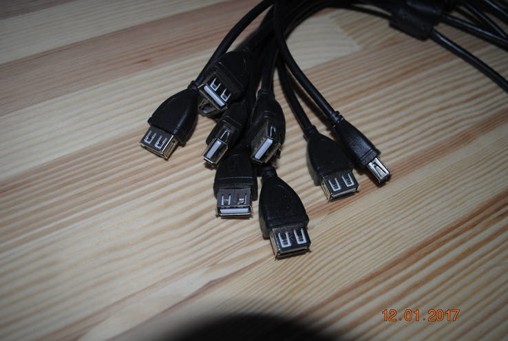 Обрезки кабеля USB лот 10 штук, numer zdjęcia 4