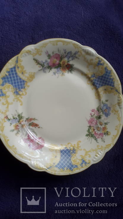 Старая фарфоровая тарелка Германия