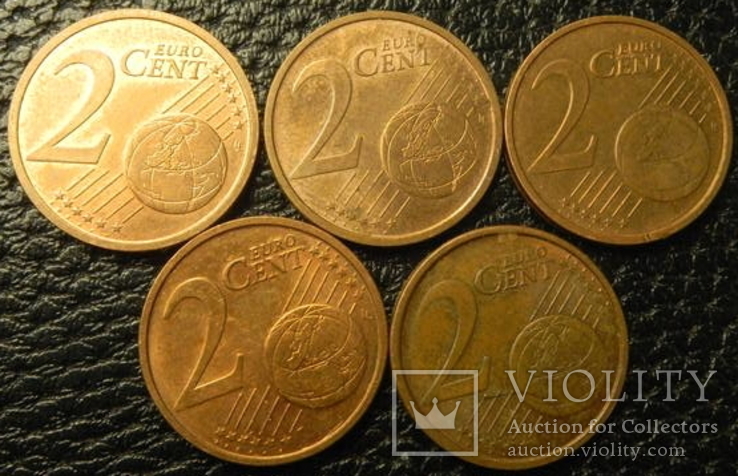 2 євроценти Німеччина 2011 (всі монетні двори), фото №3