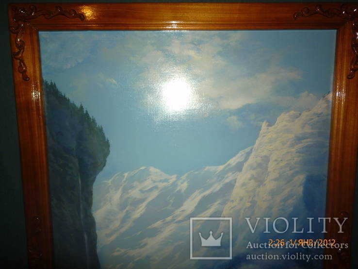 Картина Альпы ( масло, холст, Баев И.Е 2005 г. ) размер ( 1м 14см х 80 см ), фото №7