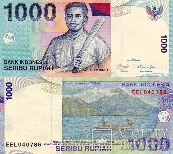 Indonesia Индонезия - 1000 Rupiah 2009 UNC