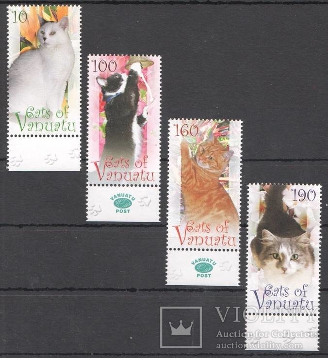 Вануату кошки, коты MNH