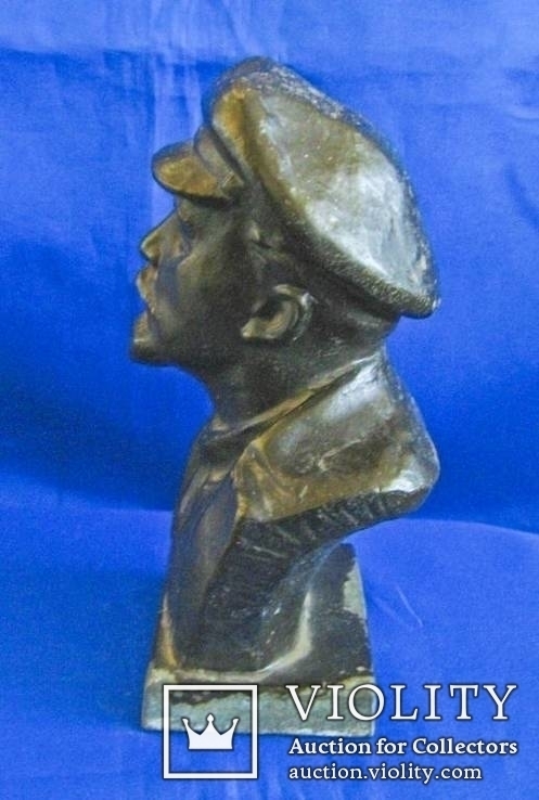 Ленин в кепке.Скульптор Посядов., фото №5
