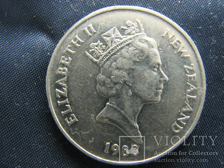 50 пенсов Новая Зеландия Елизавета II, фото №3