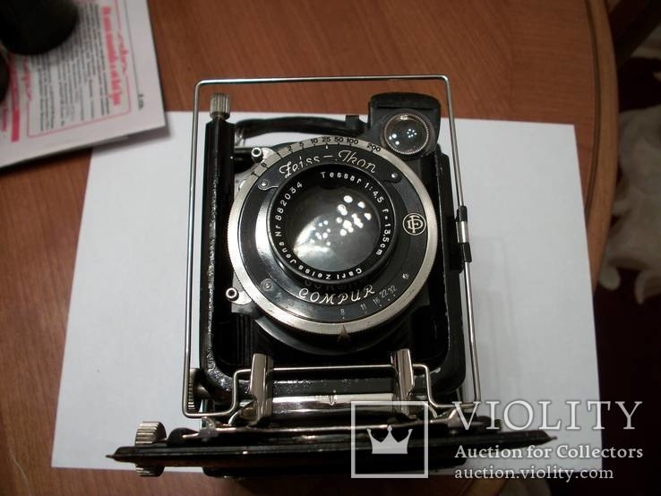 Фотоаппарат zeiss ikon compur с объективом tessar, фото №4