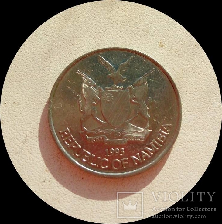 Намибия 50 центов 1993 г., фото №3