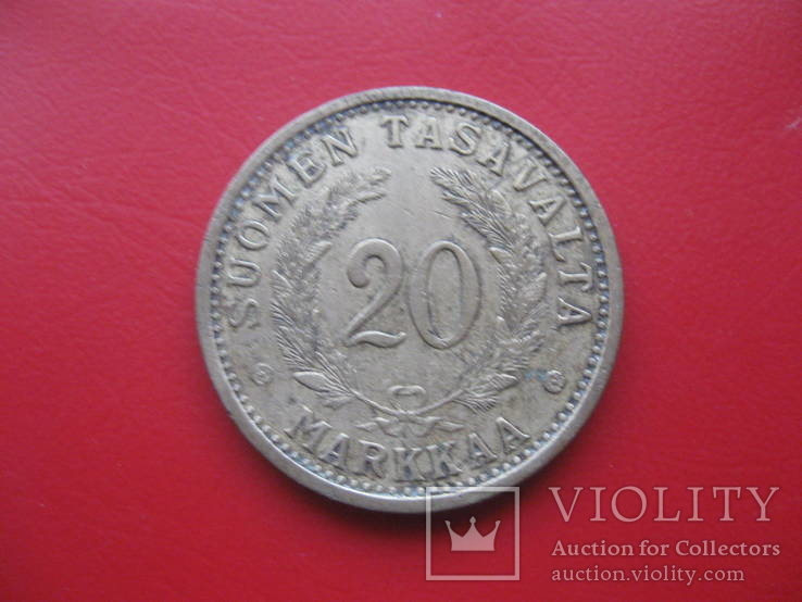 Финляндия 20 марок 1934, фото №2