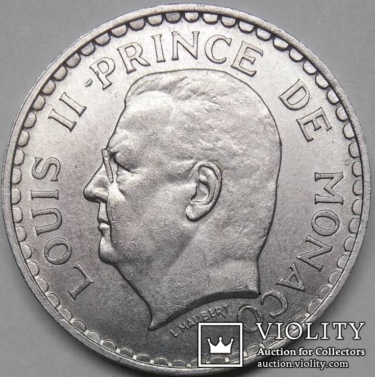 Монако 5 франков 1945, фото №3