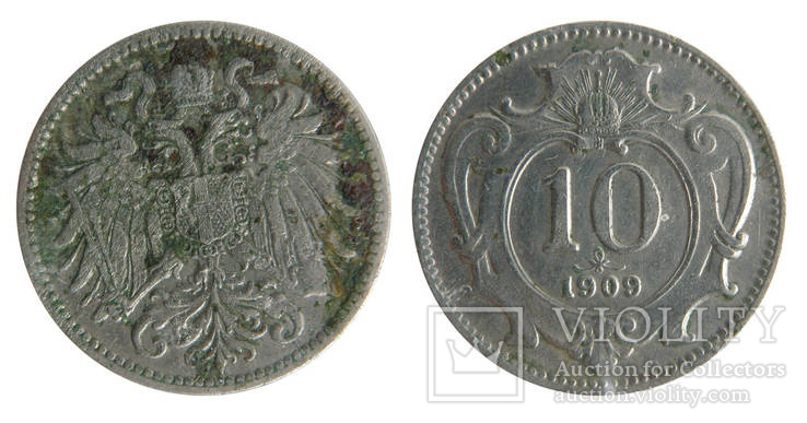 №4-Austria(Franc-Iosif I)-10gel-1909-Fe