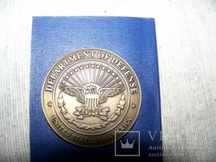 Памятная медаль Национального университета обороны США, фото №5