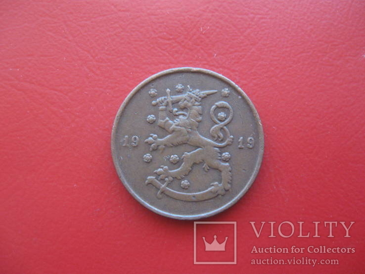Финляндия 10 пенни 1919, фото №3