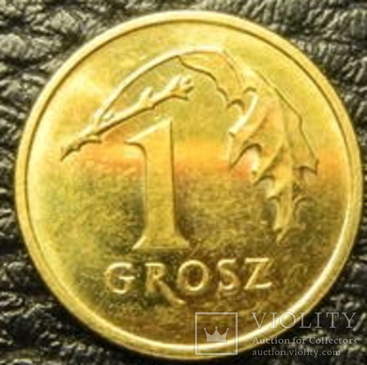 1 грош Польща 2017, фото №3