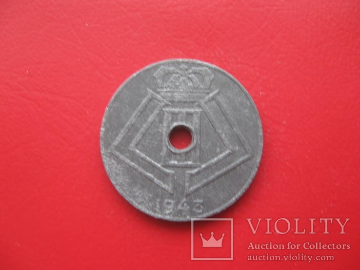 Бельгия 10 центов 1943, фото №3