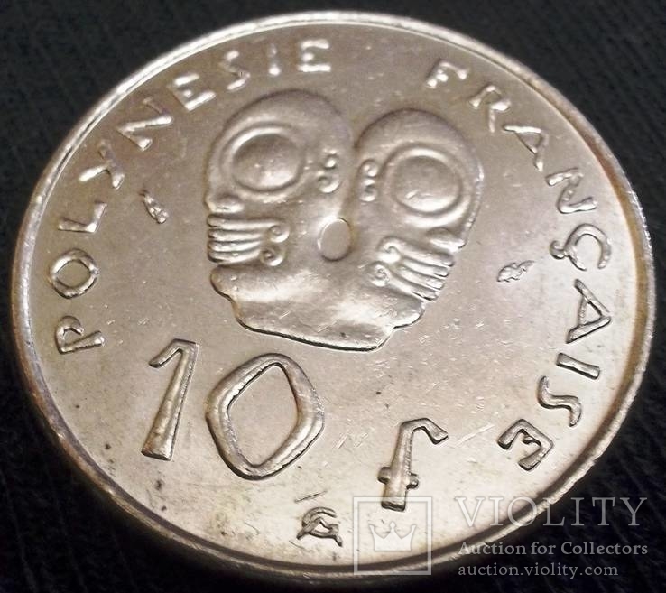 10 франків 1992 року Нова Полінезія., фото №2