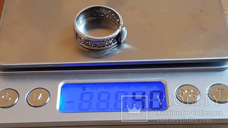 Кольцо, серебро 925 проба. Украина. Размер 18.5., фото №10