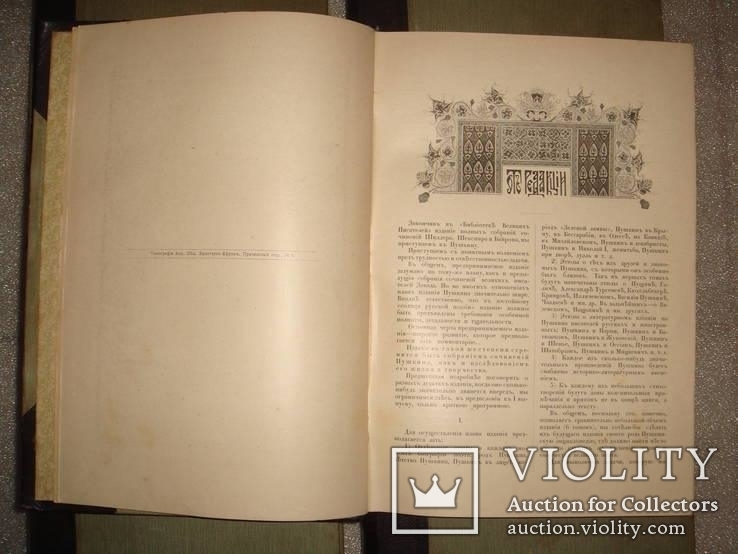 Пушкин, Библ. великих писателей,изд-во Брокгауз и Ефрон,СПБ 1907г 5т., фото №6