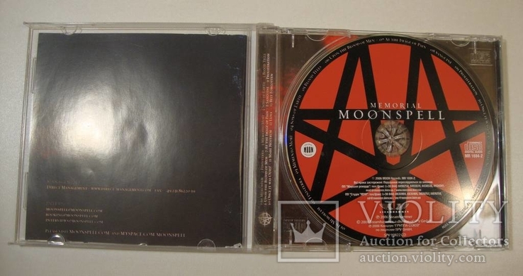 Аудио CD Moonspell (лицензия), фото №4