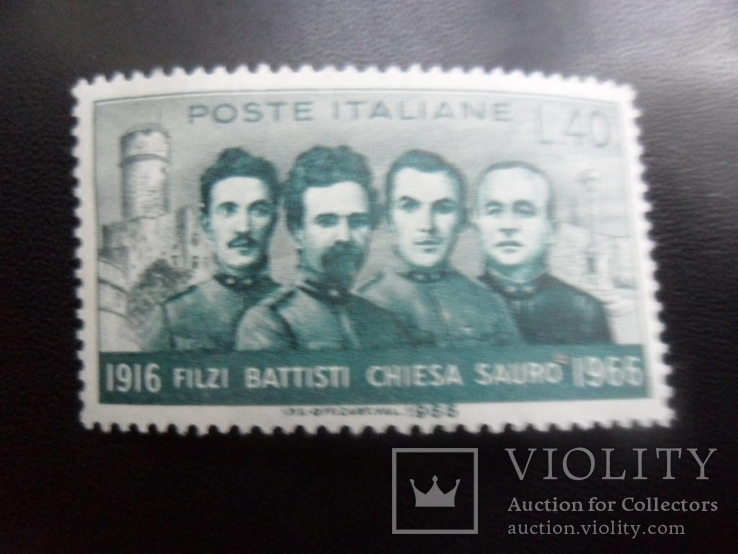 италия 1966 г.  марка MNH.  ВЗ