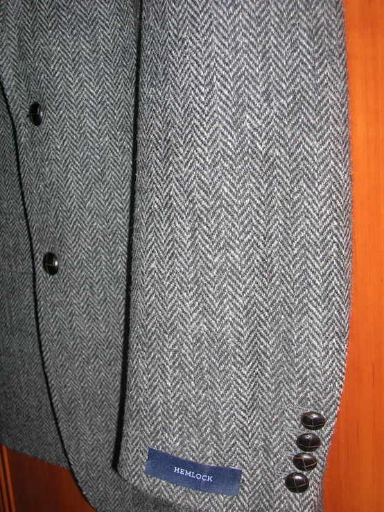 Элитный мужской твидовый пиджак Harris Tweed. Шотландия. Новый, фото №4