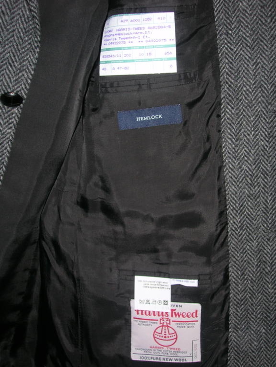 Элитный мужской твидовый пиджак Harris Tweed. Шотландия. Новый, фото №5