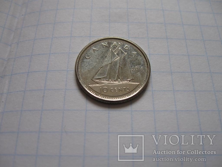 10 центов 2014 г. ( Канада ), фото №3