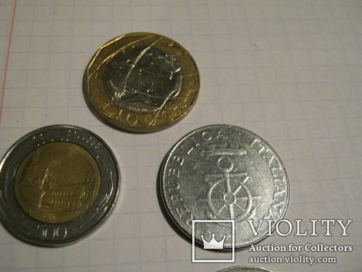 Монеты Италии разные 7 шт., фото №6