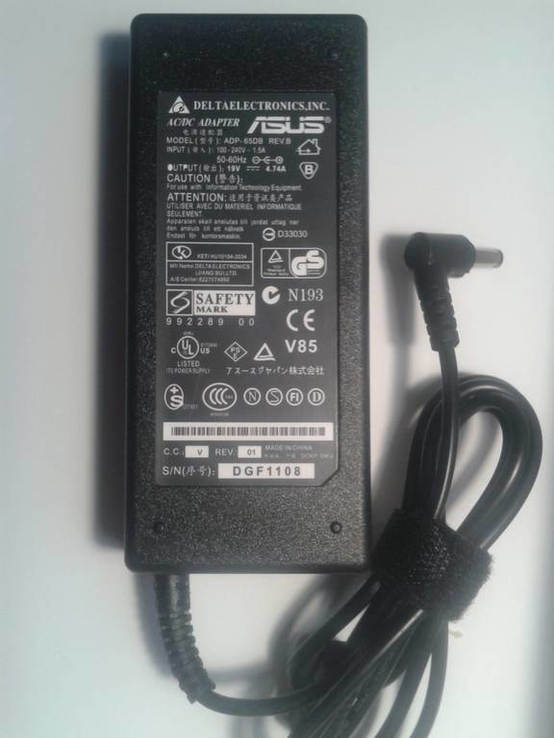 Блок питания для ноутбука Asus 19v 4.74a. Полгода гарантии. ЕСТЬ ОПТ