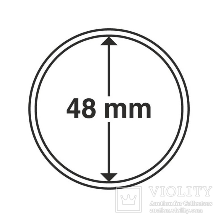 Капсула для монет, внут. диаметр 48 мм Leuchtturm