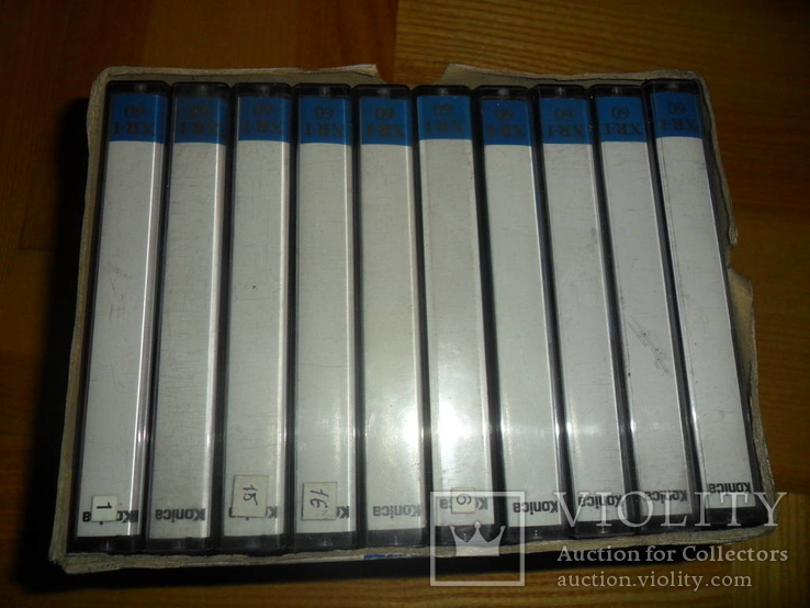 Аудиокассета кассета Konica XR-I 60 - 10 шт в лоте, фото №4